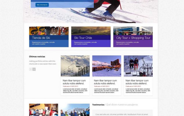SKI TOTAL Diseño Responsive