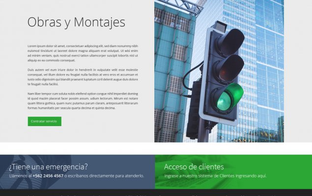 AUTER Automática y Regulación S.A. diseño web