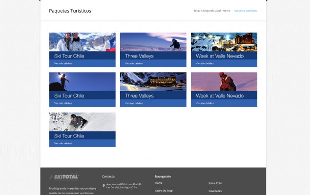 SKI TOTAL Diseño Responsive