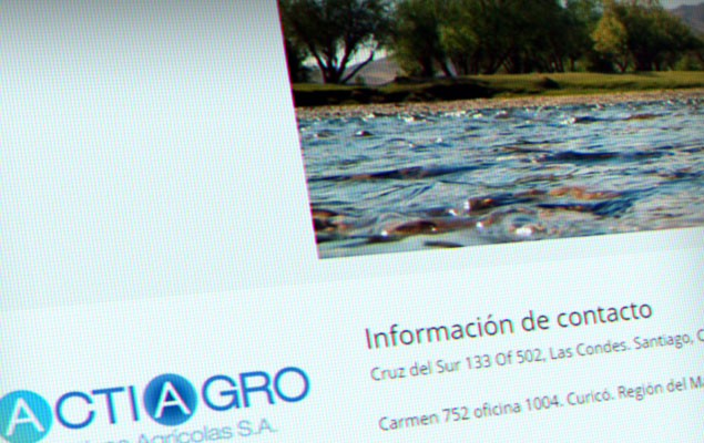Sitio Web Actiagro