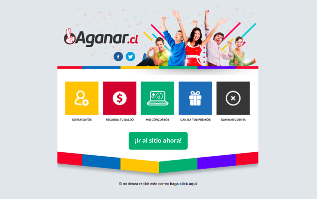 Diseño web en Chile y el segmento paginas de  rifas onlines