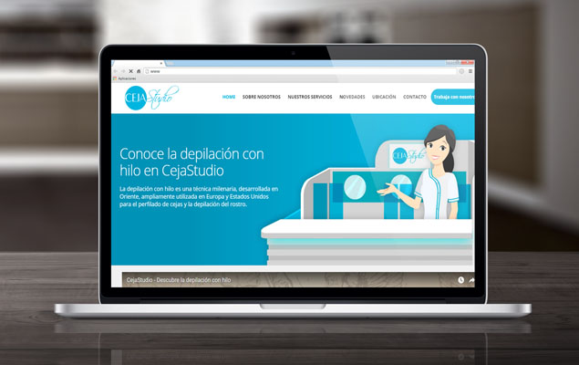 Sitio Web Ceja Studio
