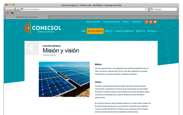 Diseño Web  Conecsol