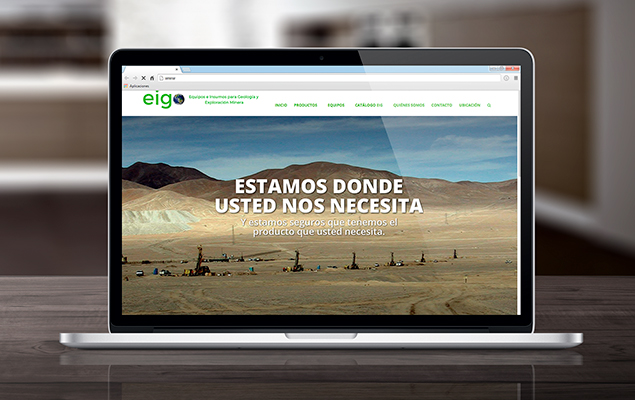 Sitio web EIG