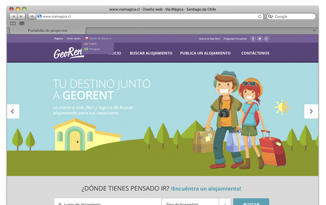 Diseño Web GEO RENT