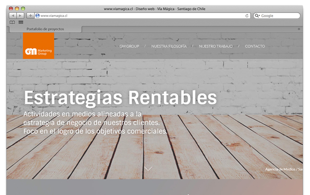 Diseño Web GM Group