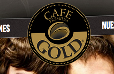 Sitio web Café Gold