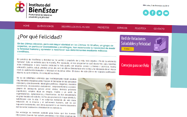 Instituto del Bienestar, relaciones saludables y felicidad