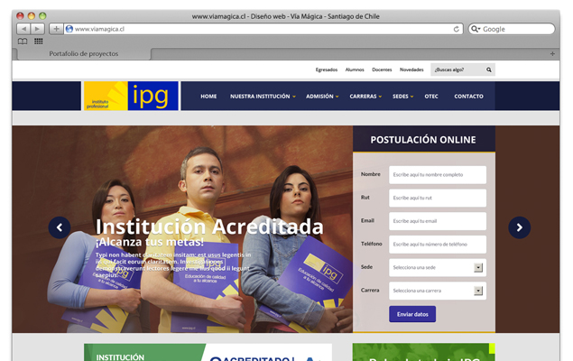 IPG diseño web