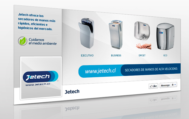 Diseño Web Jetech Secadores de Mano