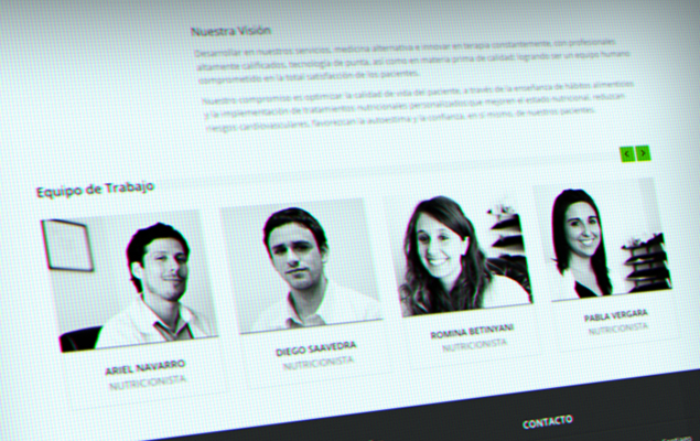 Diseño Web Centro Nutricional Nuovavita