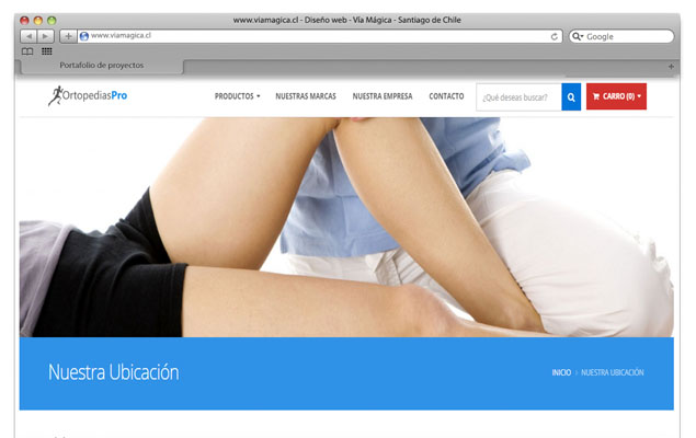 Sitio Web ORTOPEDIAS PRO
