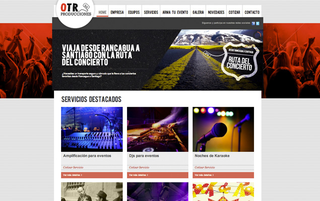 OTR Producciones – Amplificación y Producción de eventos a su medida