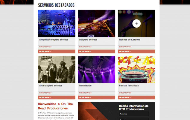 OTR Producciones – Amplificación y Producción de eventos a su medida
