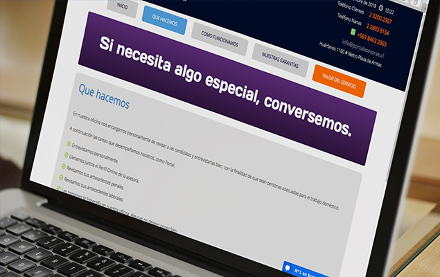 Sitio web para Santa Lucía Propiedades
