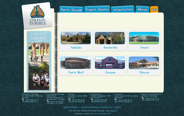 Colegio Pumahue Sitio Web Educacional