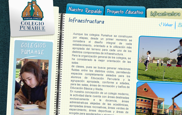 Colegio Pumahue Sitio Web Educacional