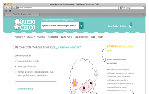 Portal Web Quedo Chico