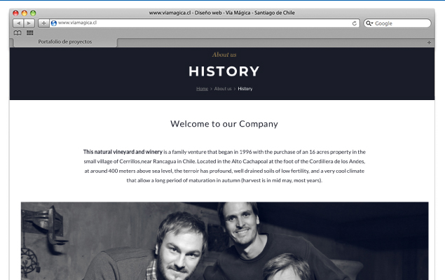 Sitio web Tipaume