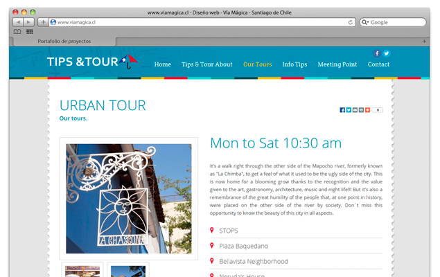 Diseño Web Tips&tours